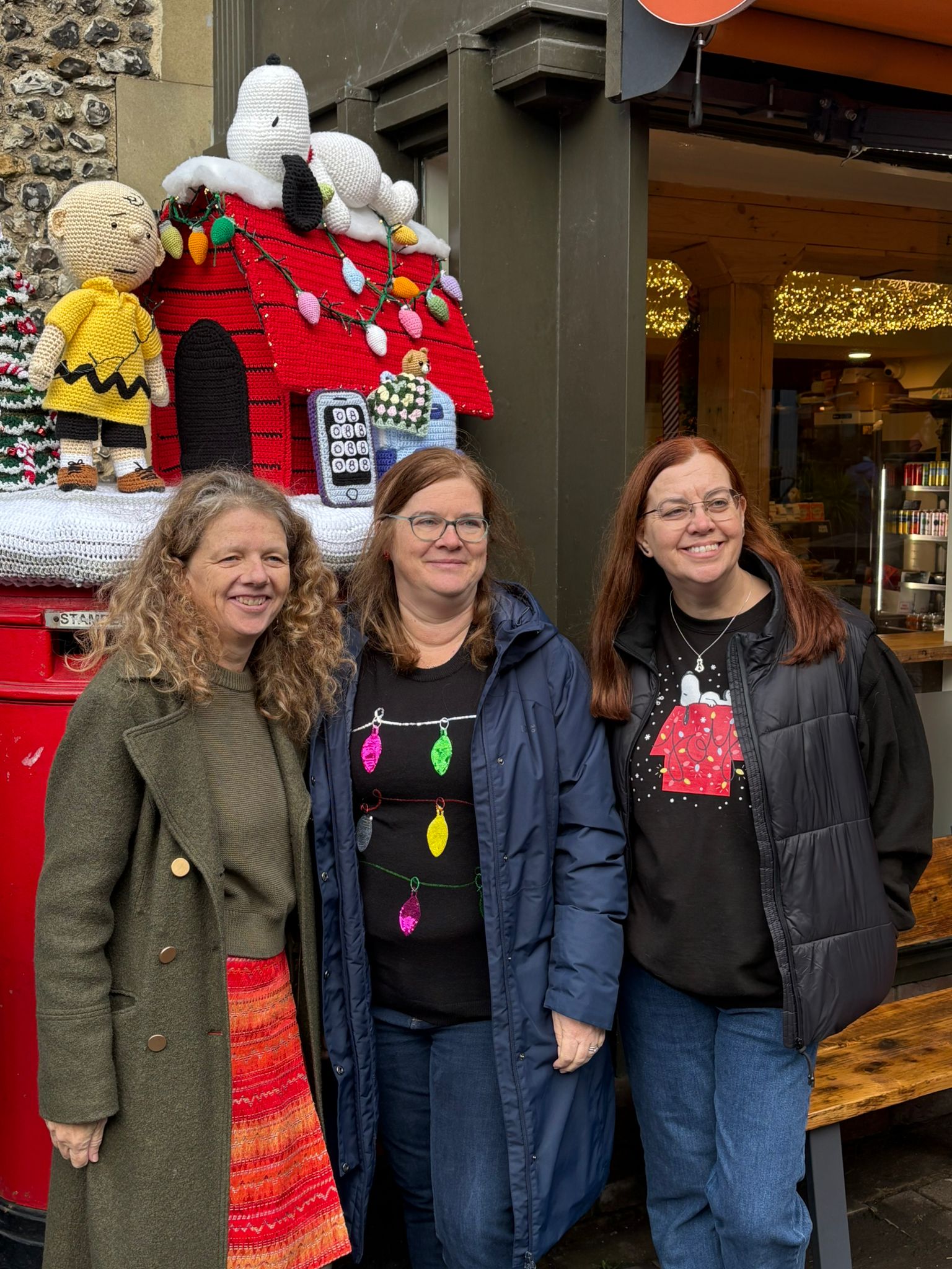 Book creators Clare Suttie, Lucy Donfield and Candy Stuart from St Albans Postboxes (www.stalbanspostboxes.org.uk)