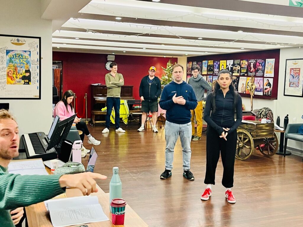 Aladdin dress rehearsals at the Alban Arena