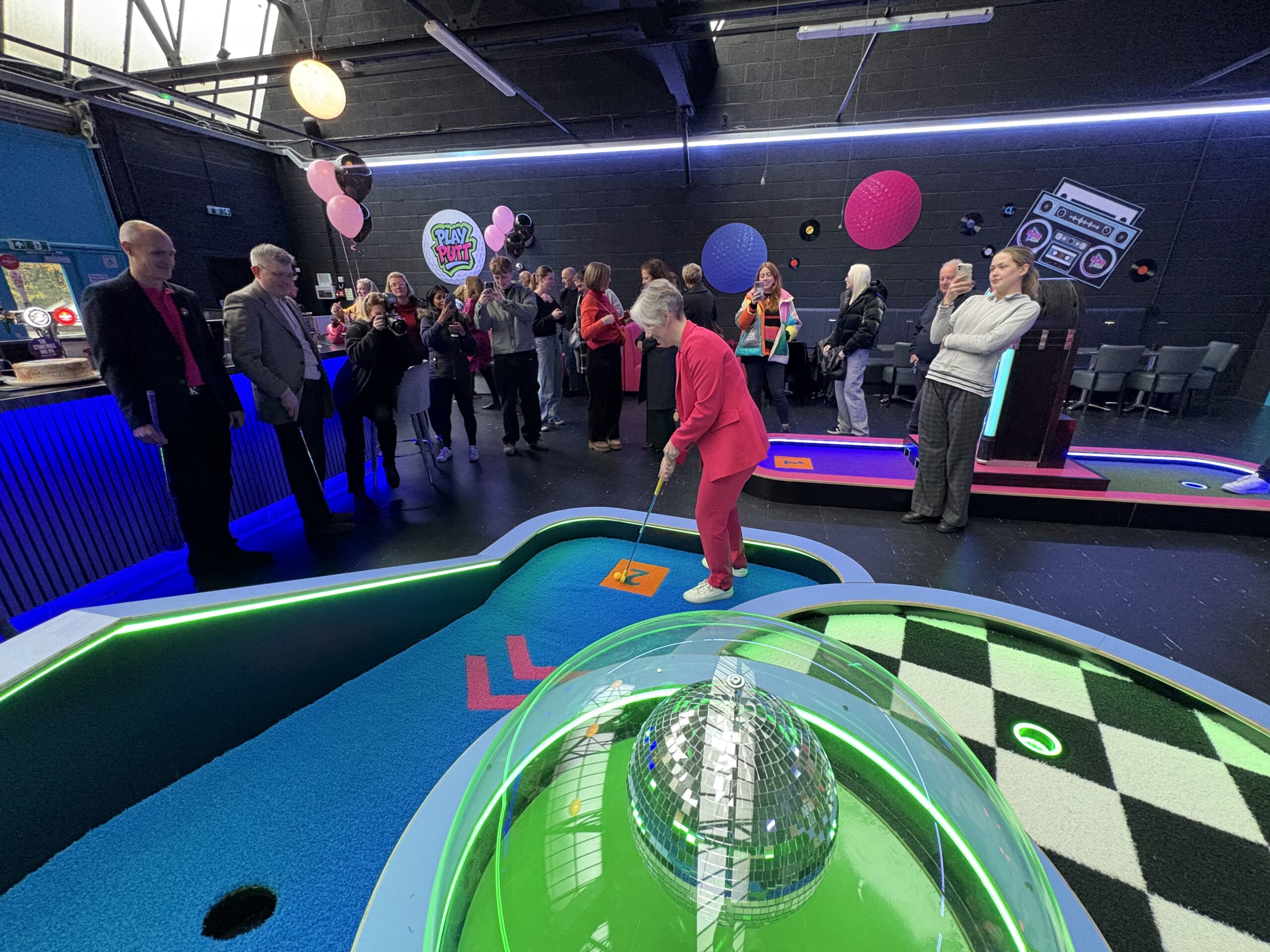 Play Putt is located next door to DJ’s Play Jungle at 156 St Albans Road.