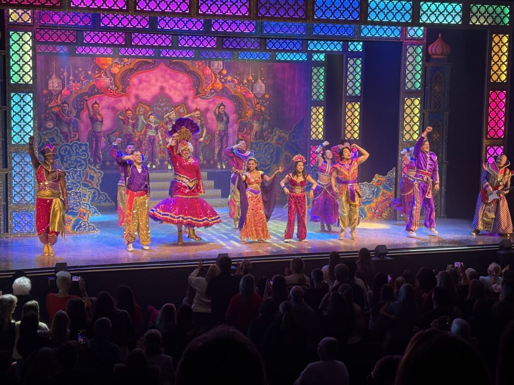 The finale of Aladdin at the Alban Arena