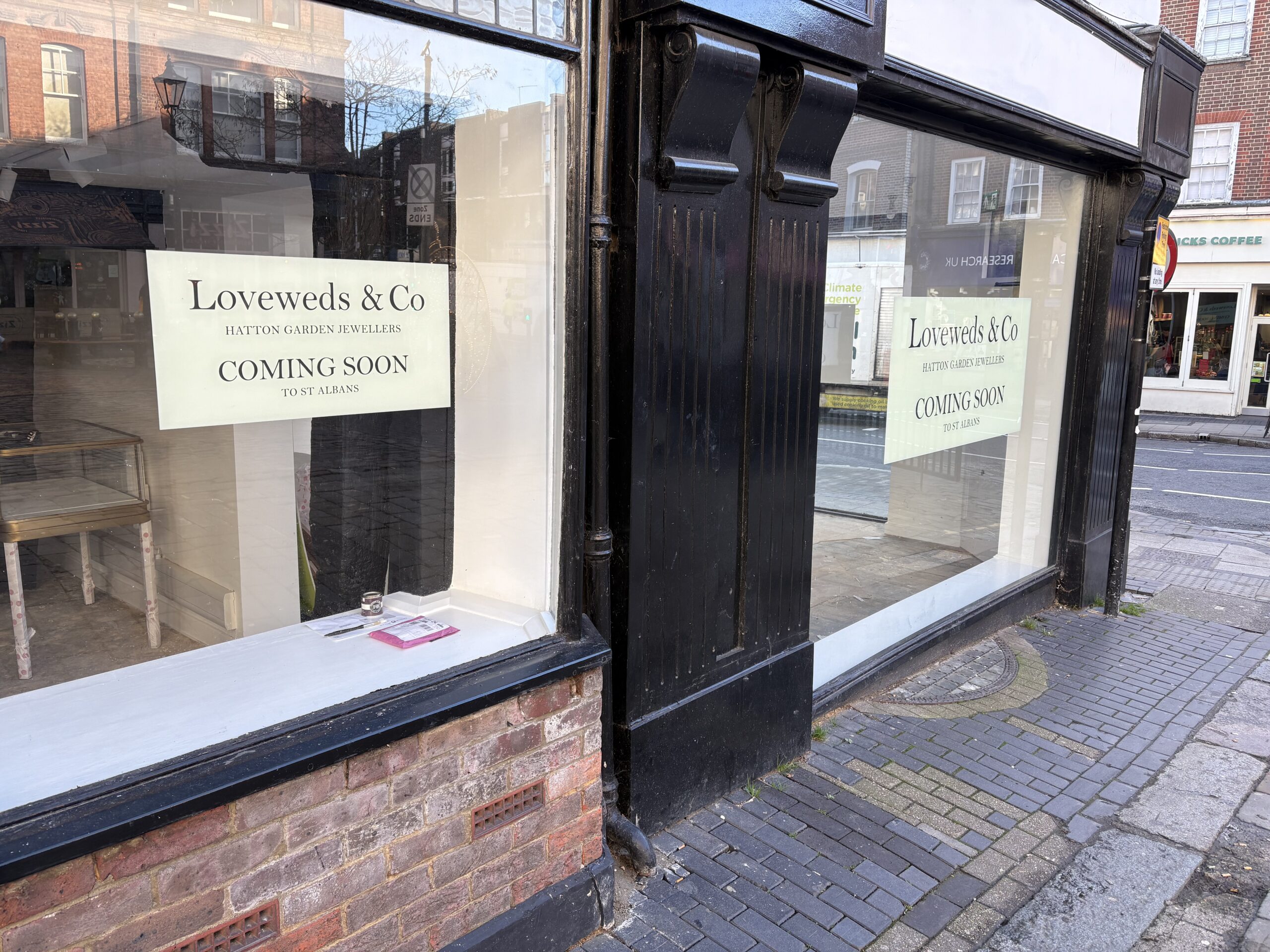 Loveweds' new premises.