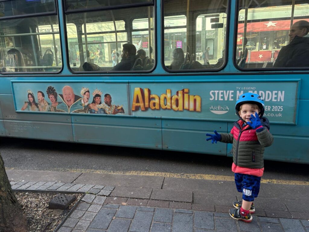 Aladdin dress rehearsals at the Alban Arena