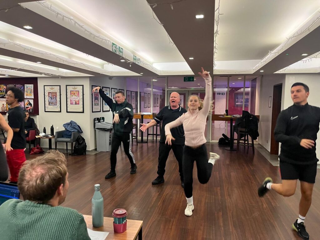 Aladdin dress rehearsals at the Alban Arena