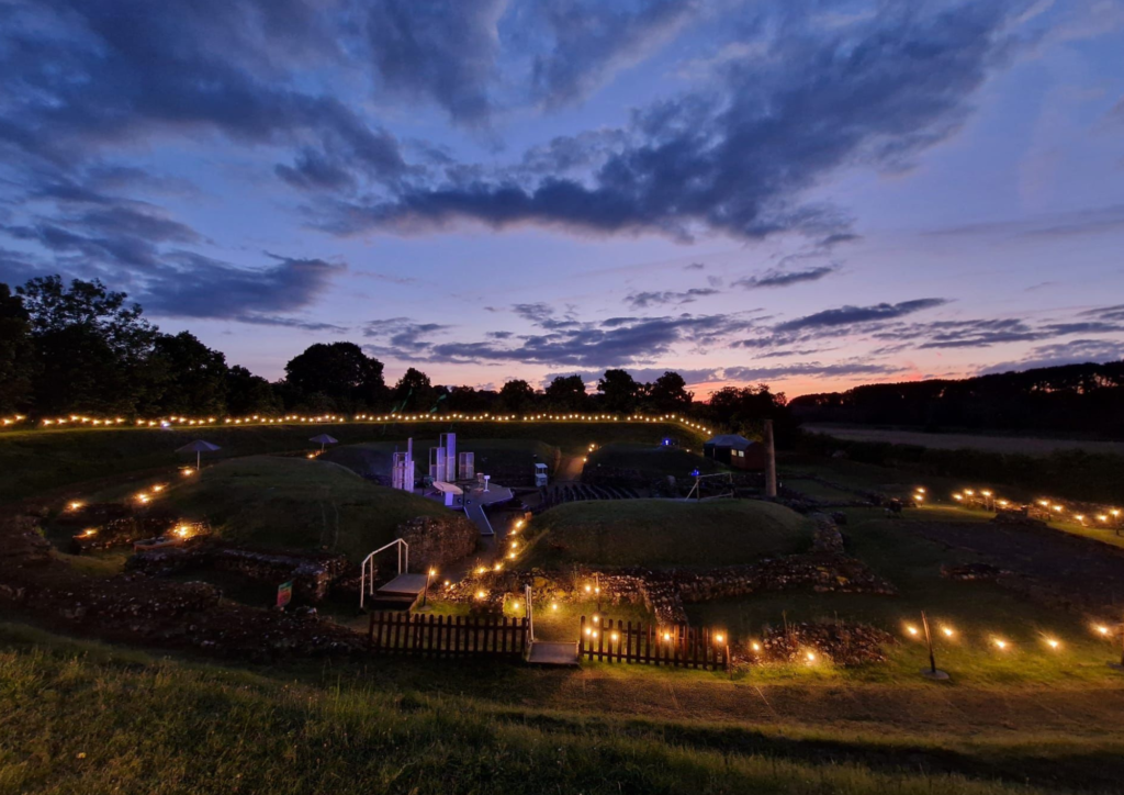 Roman Theatre at night. Photo: Bruno Pujos