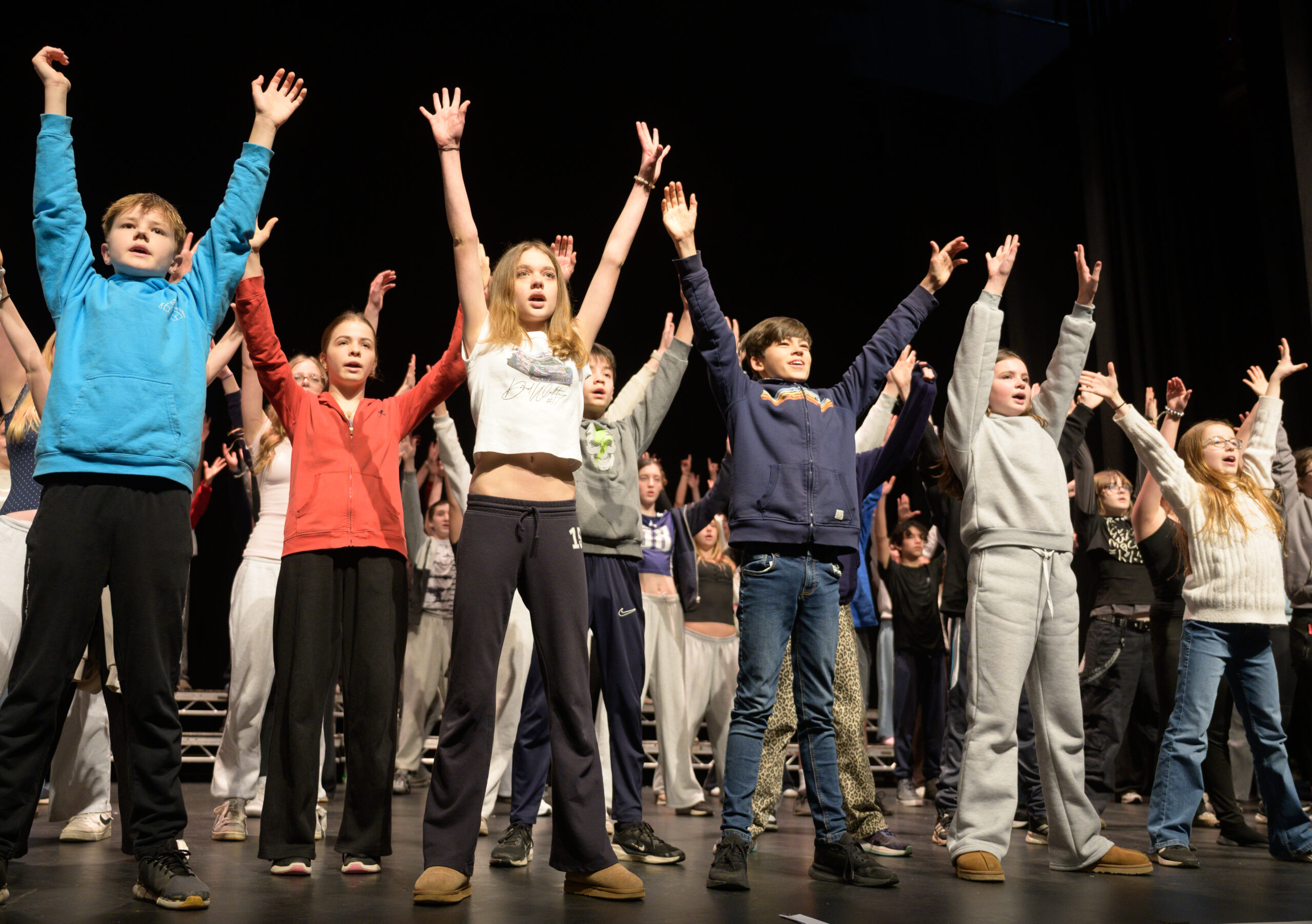 Rehearsals for the 2026 St Albans Gang Show. Photo: Roger Morton