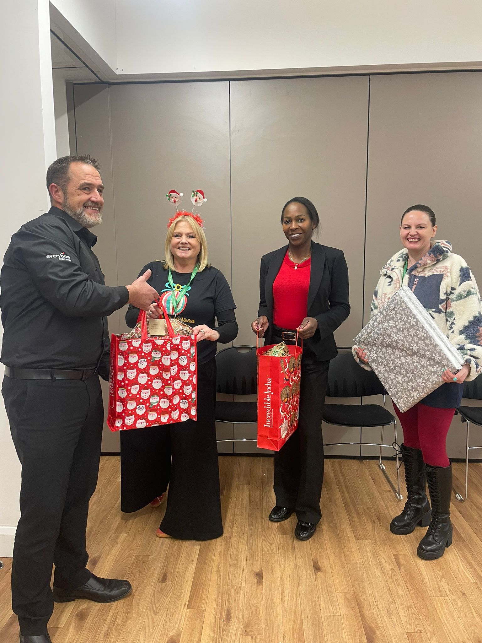 Handing out more presents