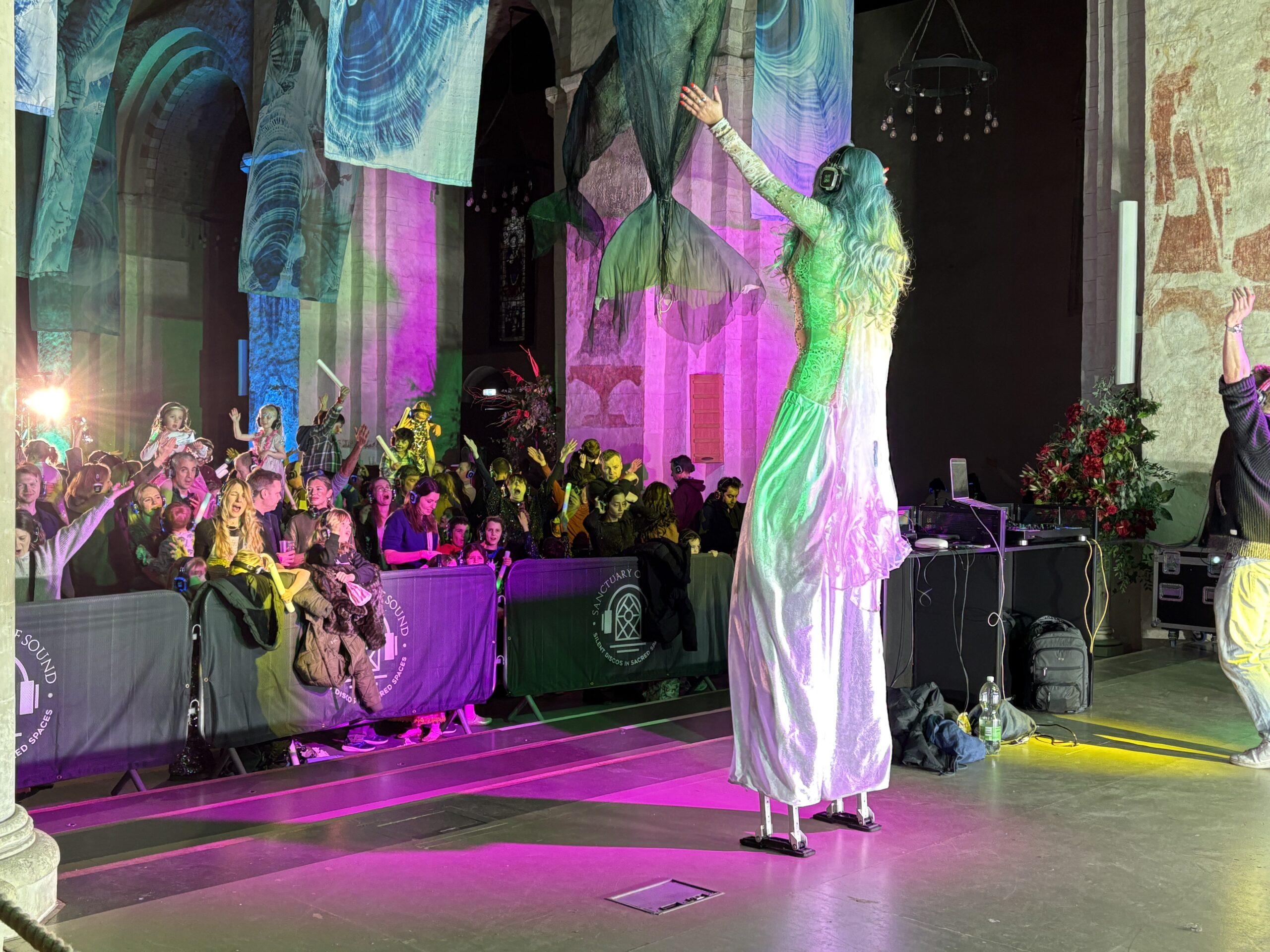 New Year's Eve silent disco at St Albans Cathedral