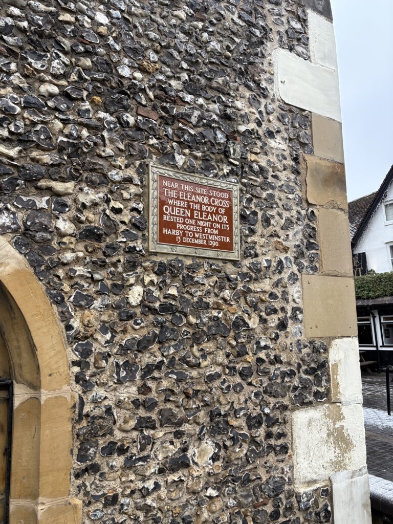The memorial plaque on the side of the Clock Tower.
