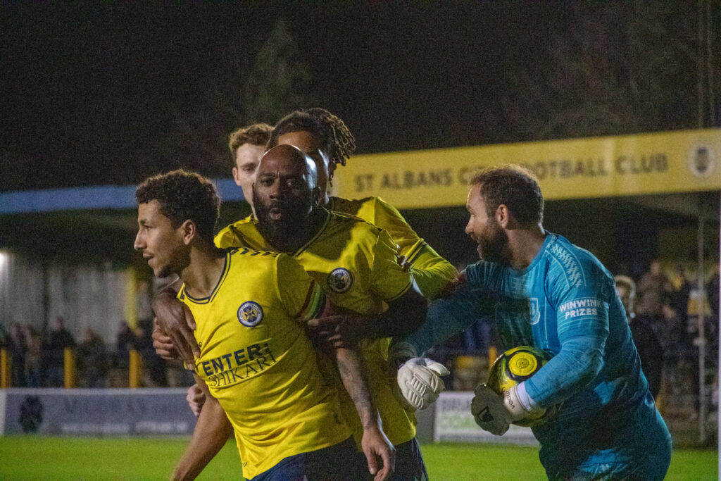 St Albans City vs Hashtag United. Photo: Jim Standen