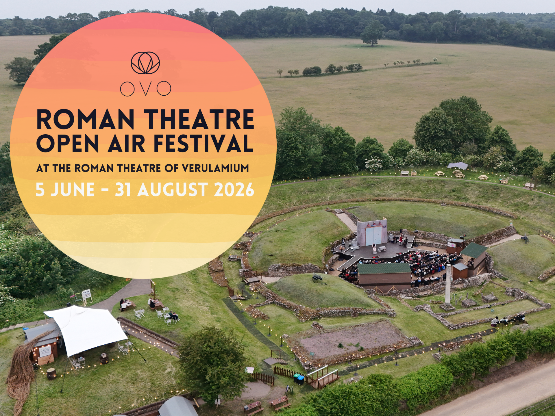 OVO's Roman Theatre Open Air Festival. Credit: Greenwood Drones