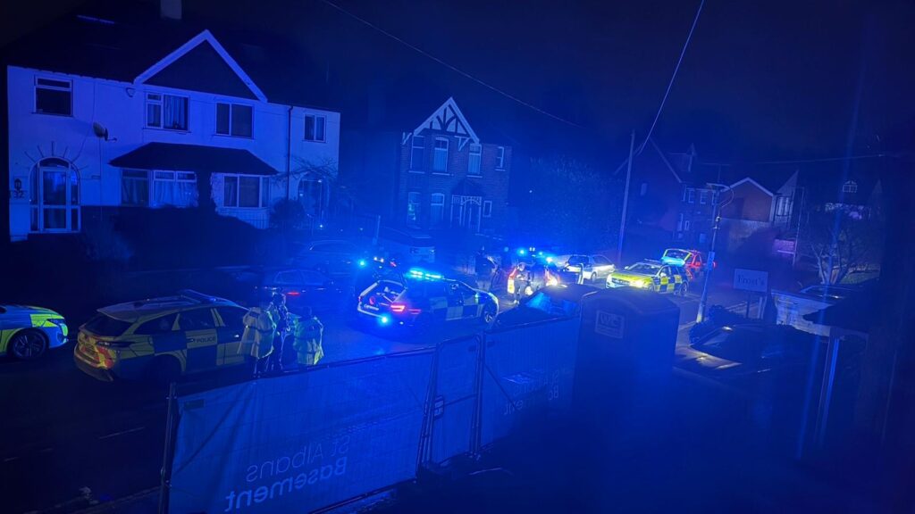 Police arrested an 18-year-old motorcyclist in Waverley Road, St Albans. Photo: Craig Shepheard