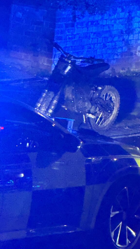 Police arrested an 18-year-old motorcyclist in Waverley Road, St Albans. Photo: Craig Shepheard