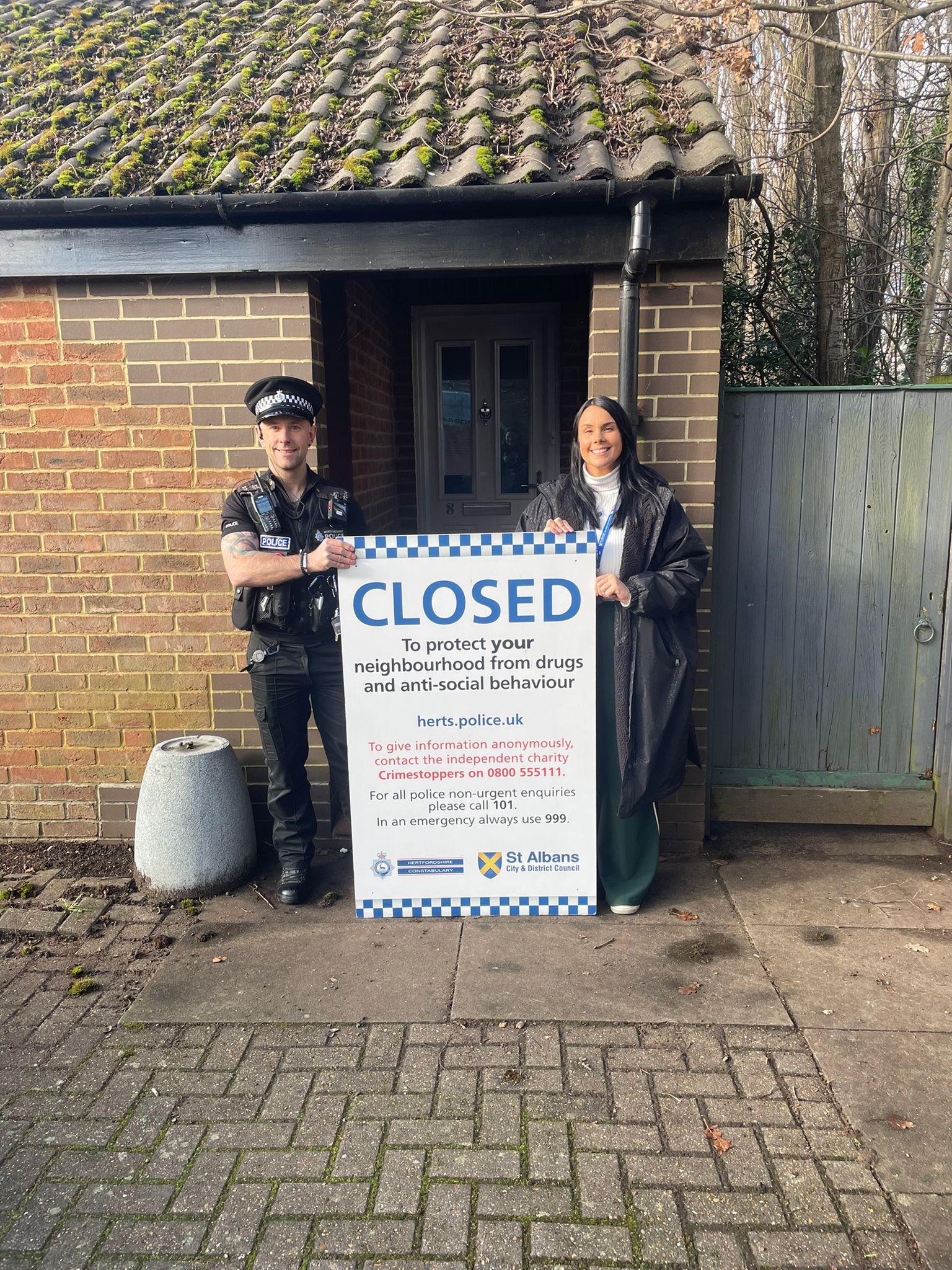 A closure order has been imposed at a house in Cyril Way.