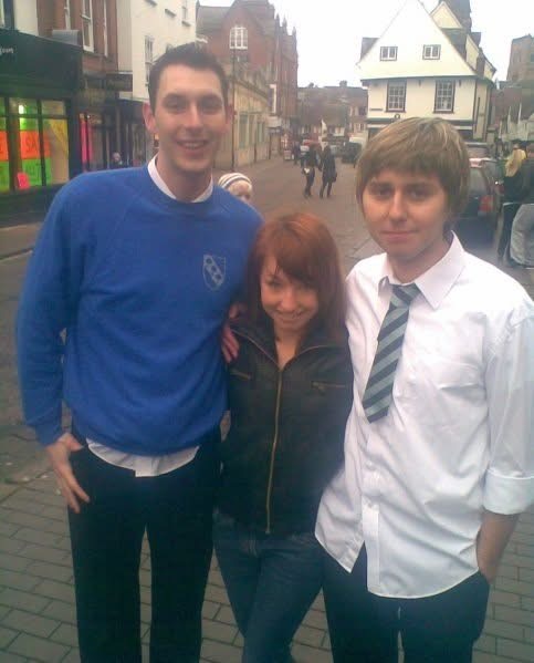 Kerry with The Inbetweeners