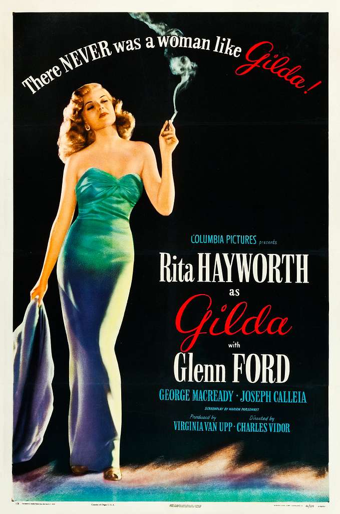 Gilda film poster, 1950