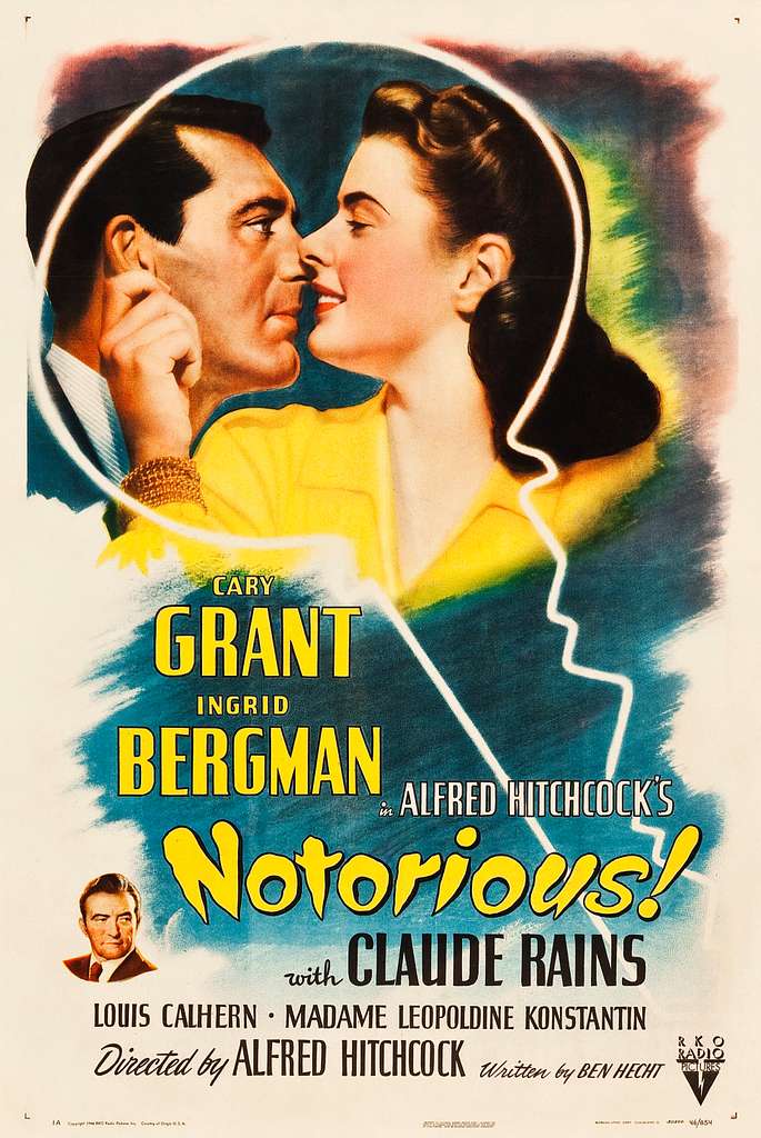 Notorious film poster, 1946