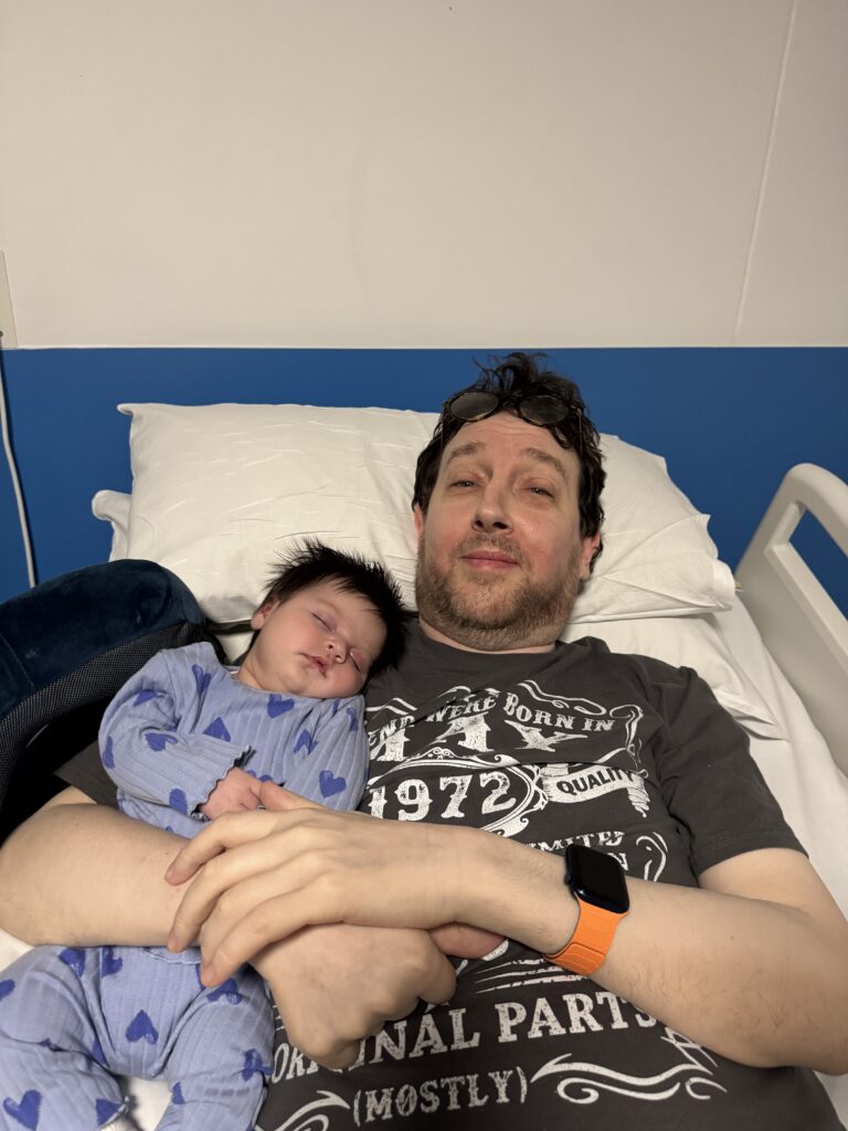 Adam and granddaughter Wrenley