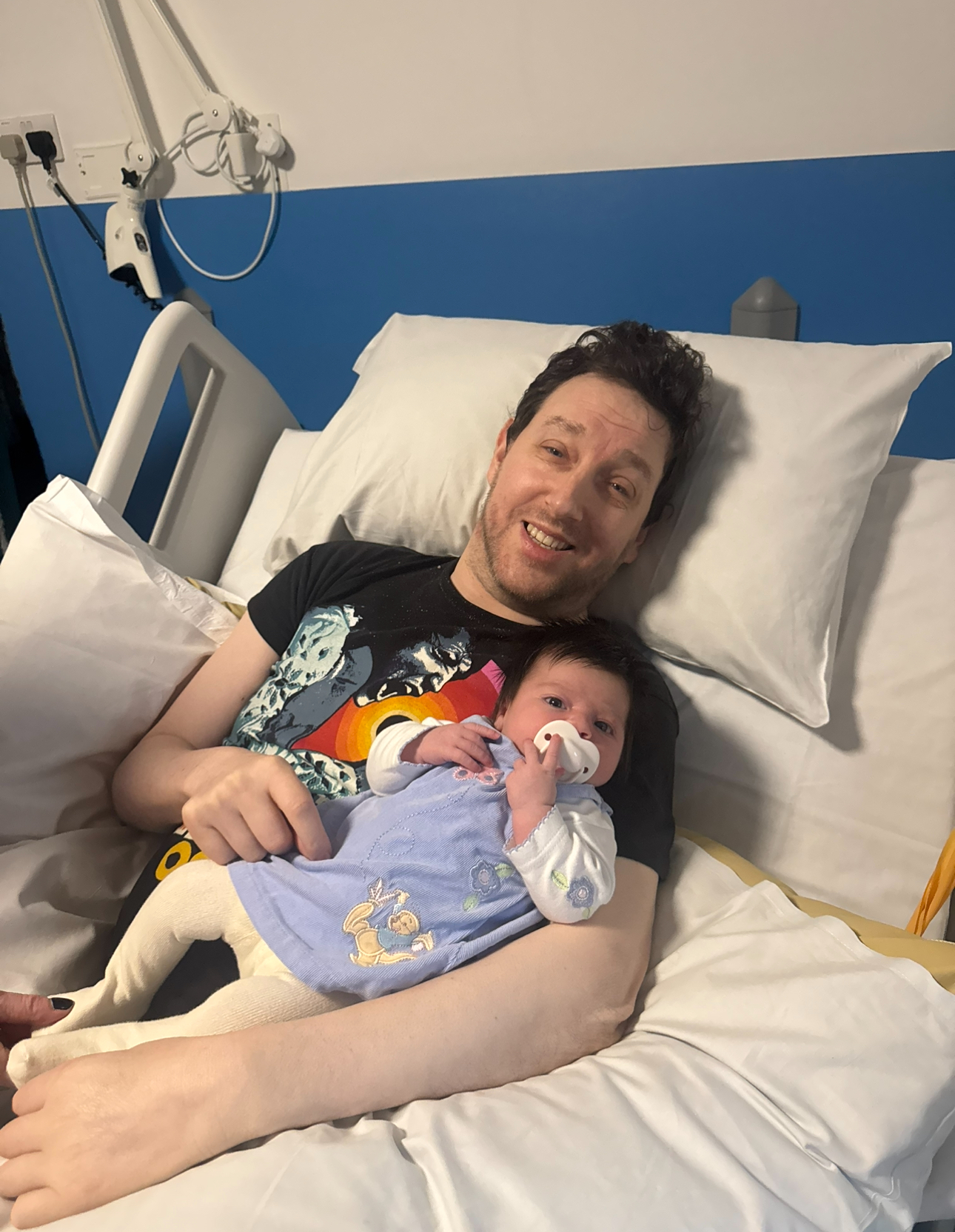 Adam and granddaughter Wrenley