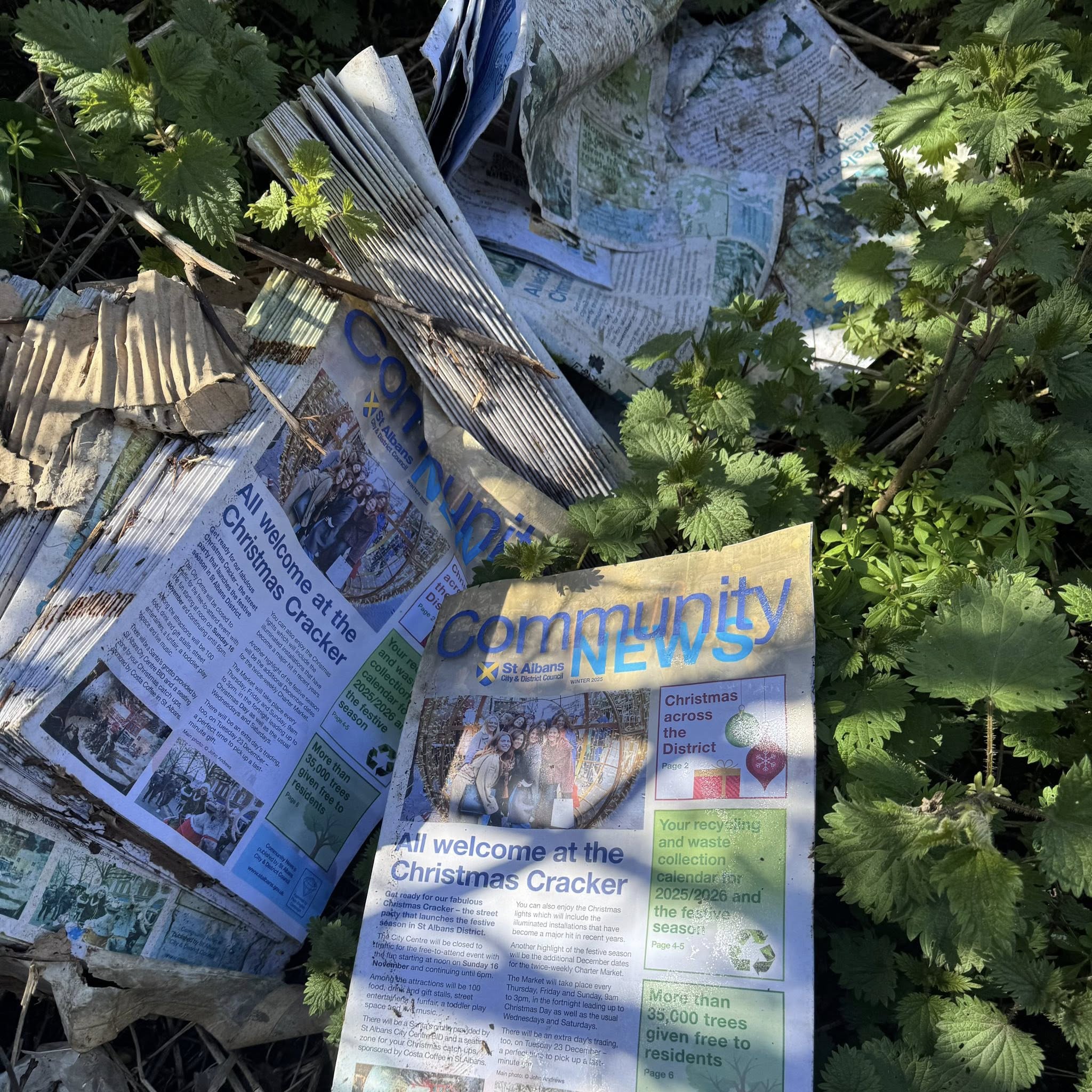 Fly-tipped Community News.