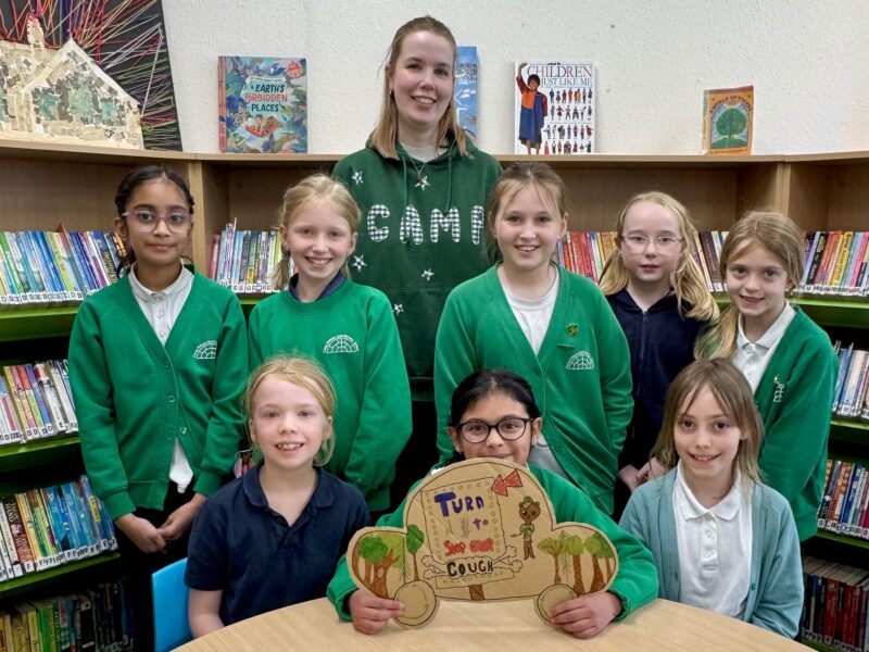 The winning team from Camp Primary School