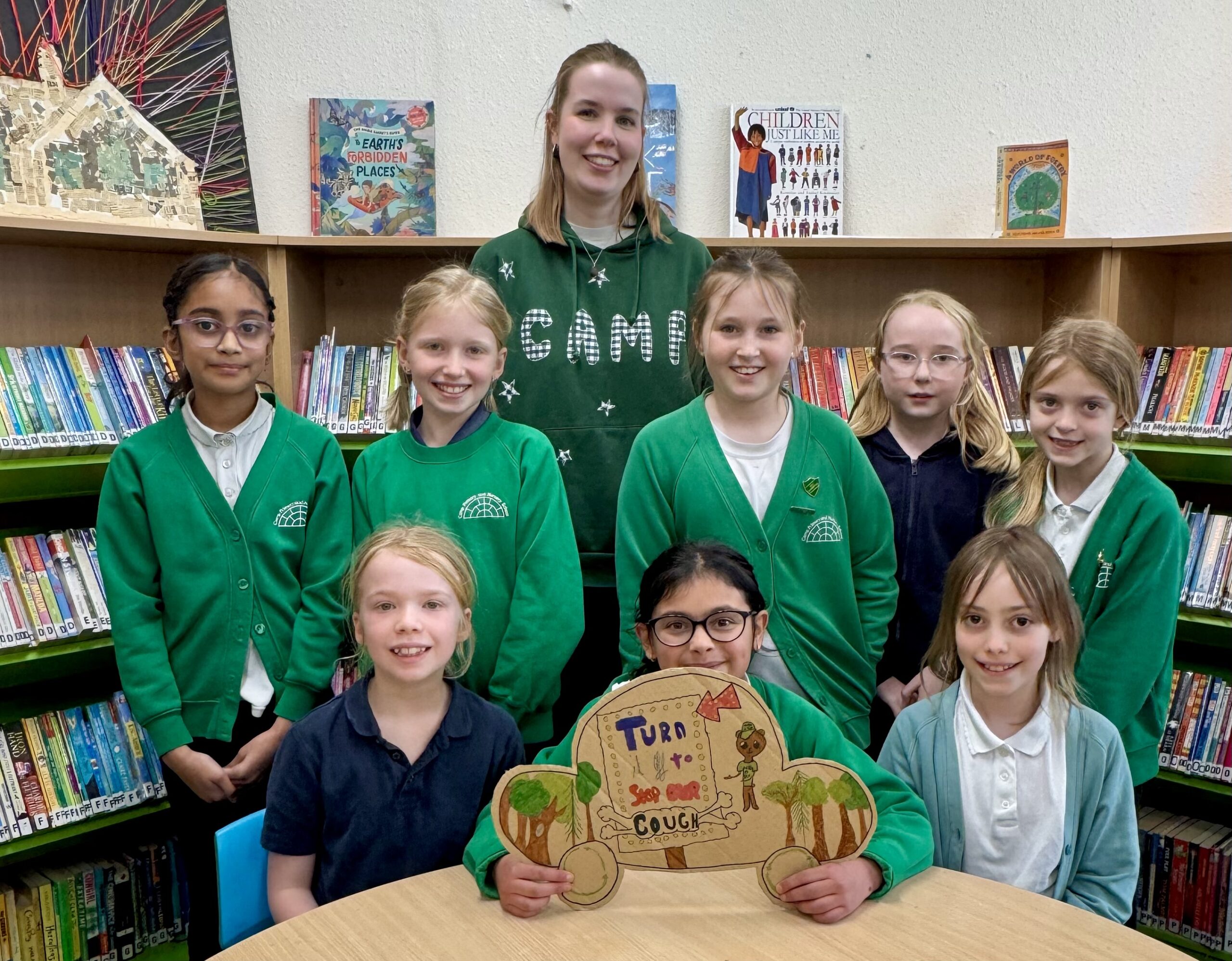 The winning team from Camp Primary School