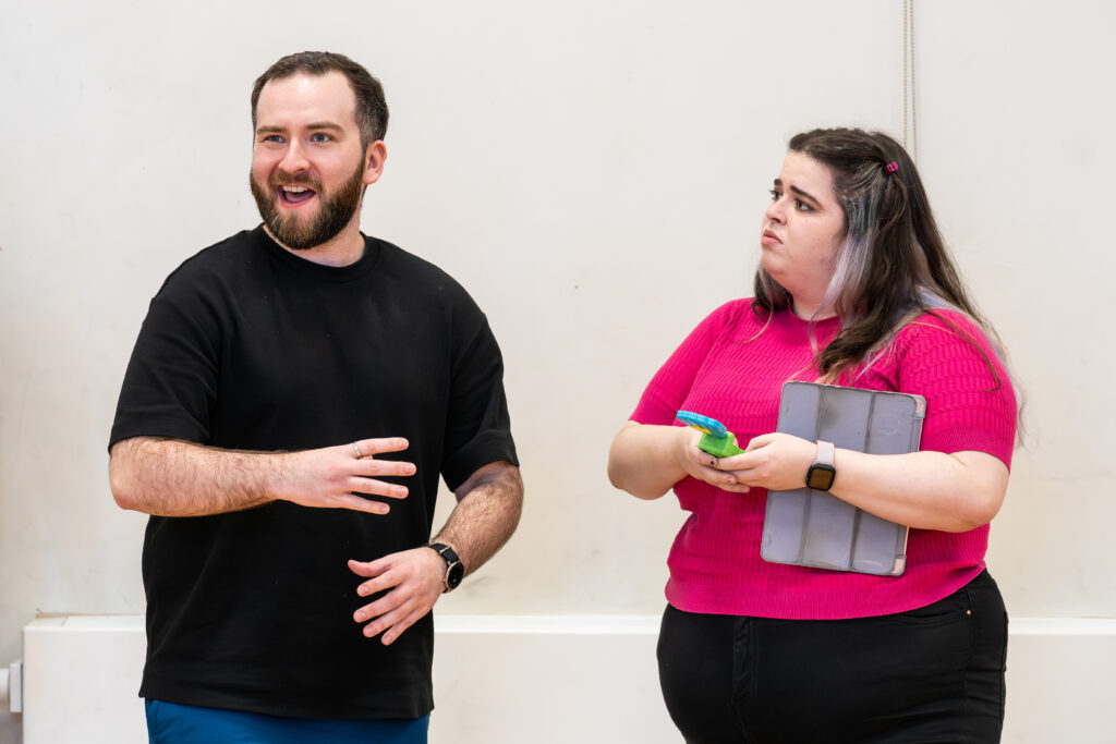 St Albans Musical Theatre Company rehearsing The SpongeBob Musical.