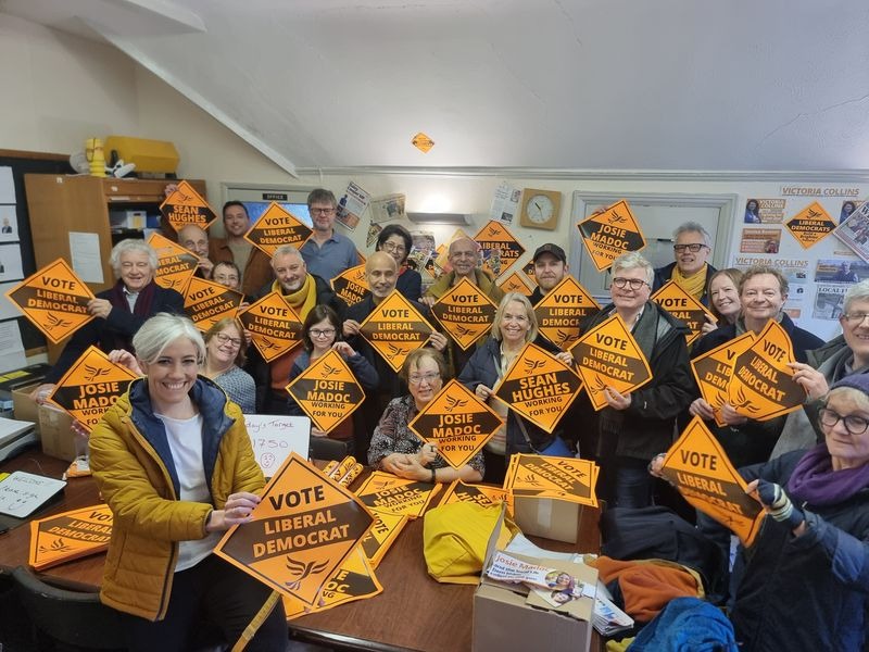 Lib Dem activists in St Albans