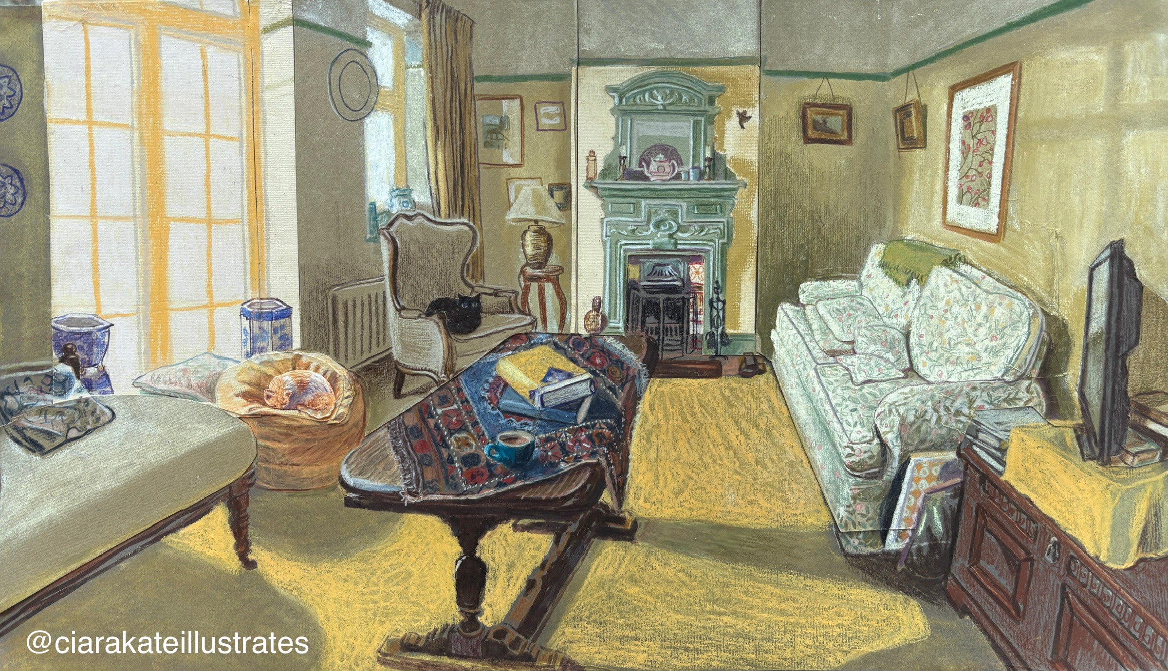 Cats in the Living Room by Ciara Calthrop