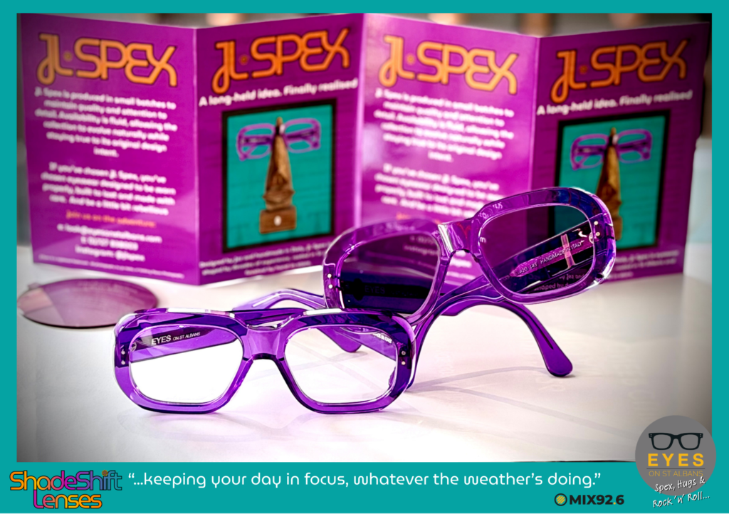 Colour-changing lenses at EYES on St Albans
