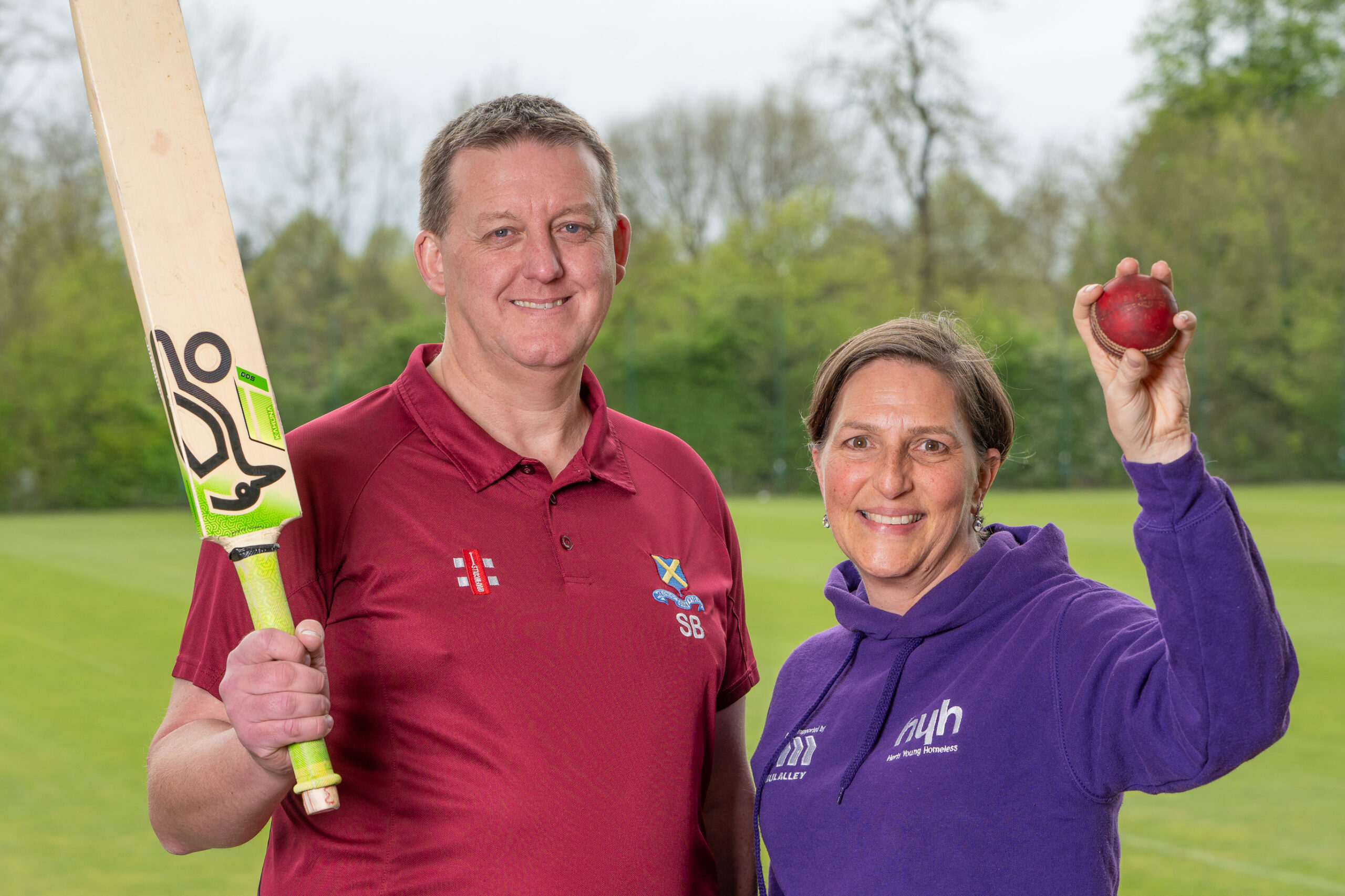 Simon Bates from OACC and Nicola MacKinnon from Herts Young Homeless.