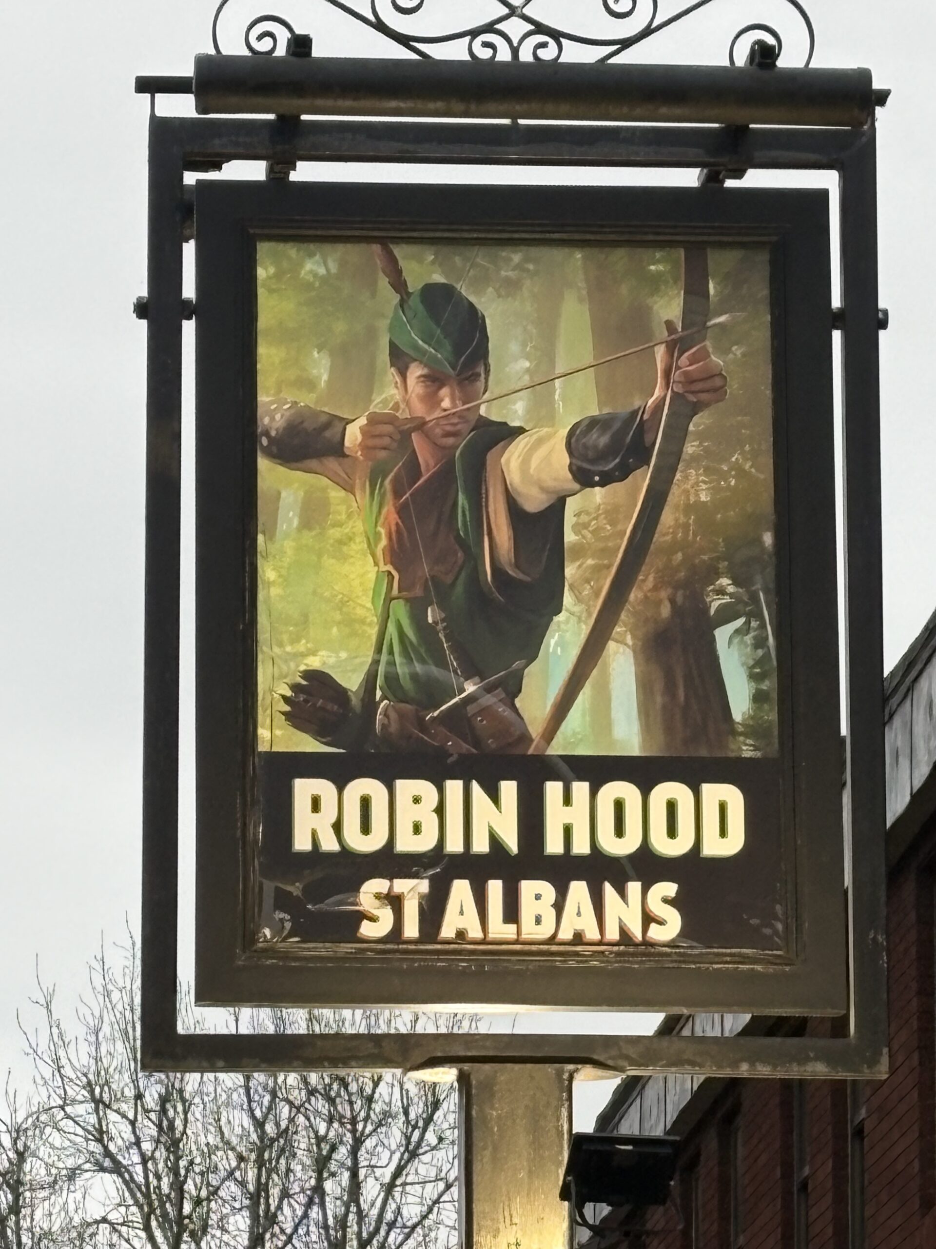 The Robin Hood pub in St Albans