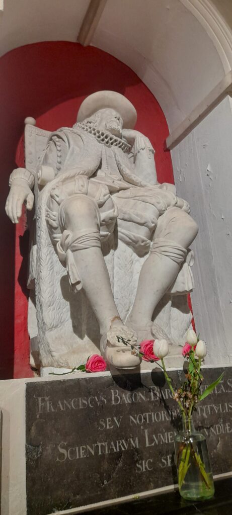 Sir Francis Bacon's memorial in St Michael's Church