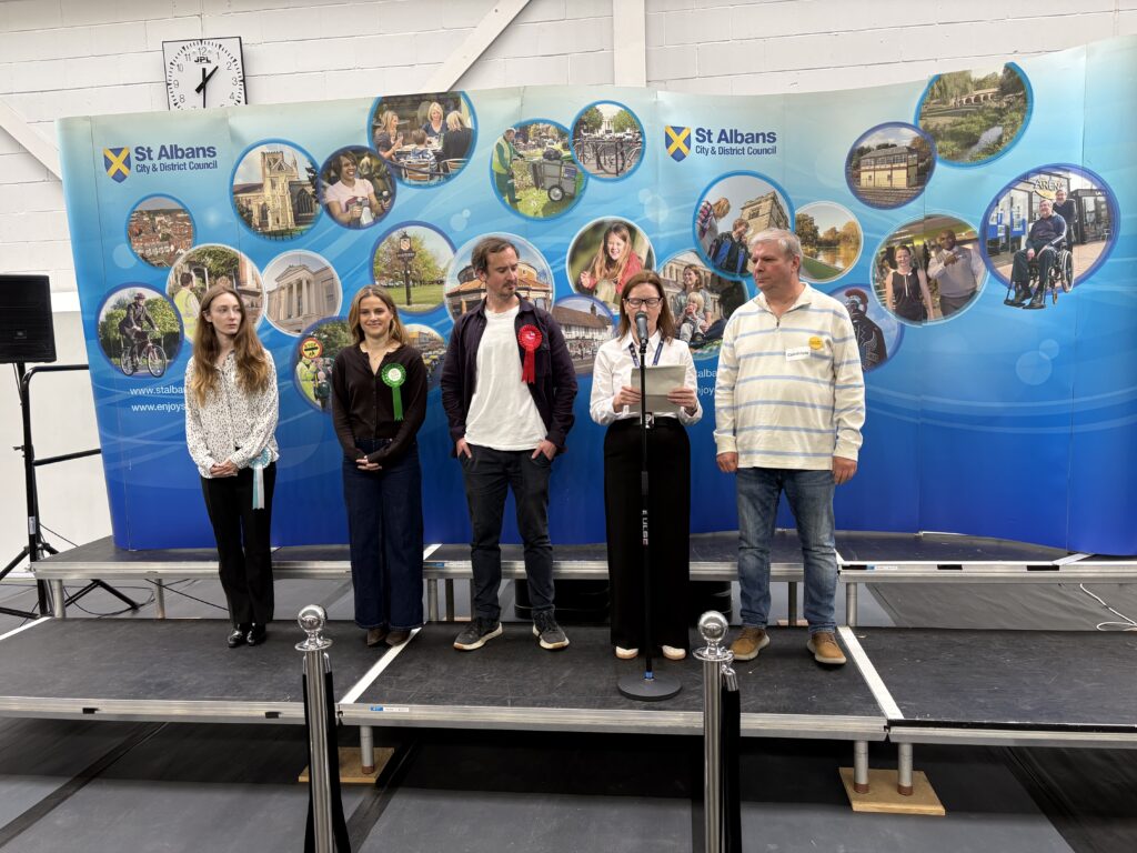 Candidates standing for the London Colney ward
