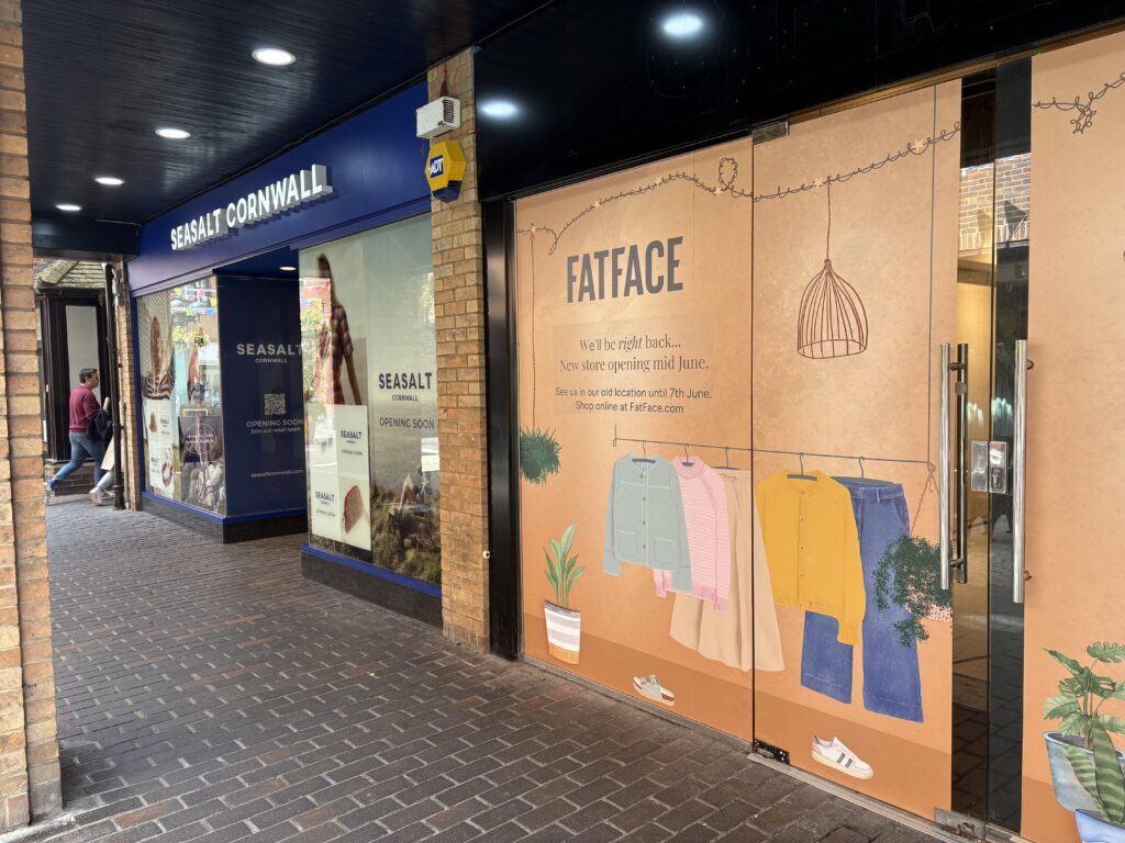 Seasalt Cornwall and the new Fatface store in The Maltings