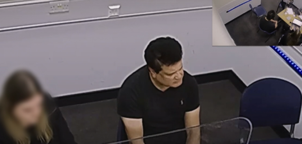 Alec Housden following his arrest
