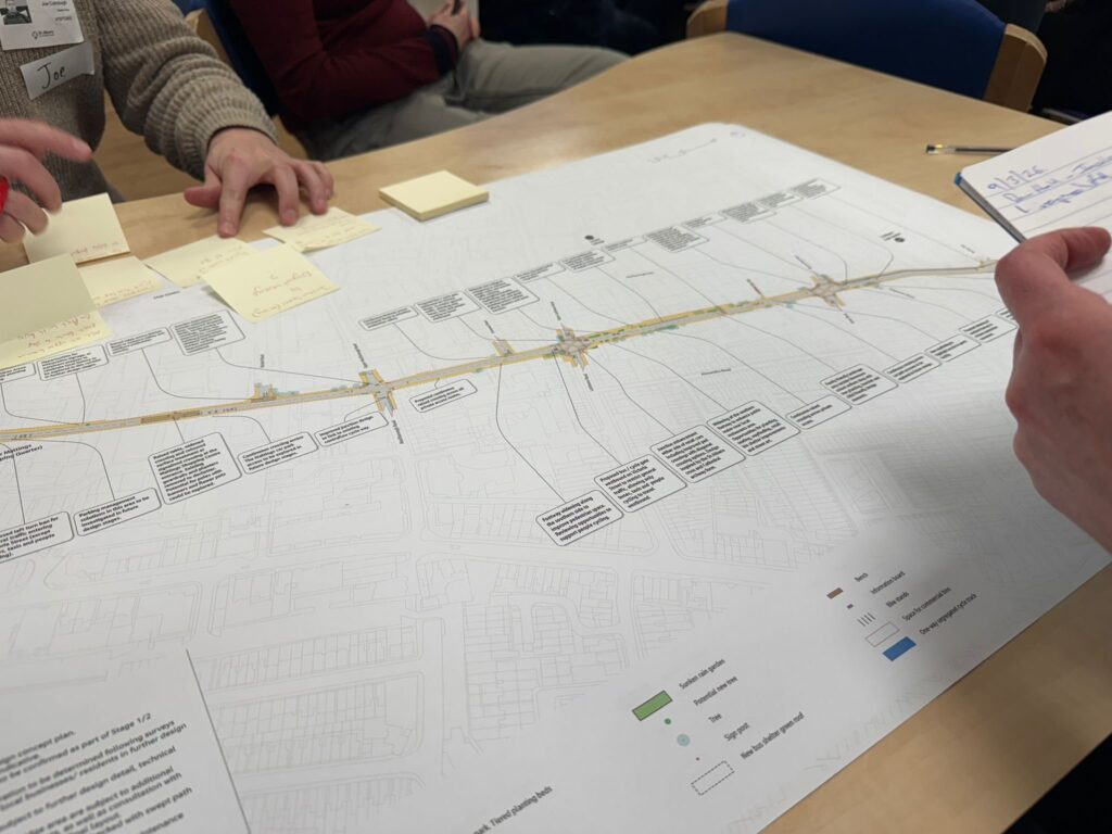 Plans for redeveloping Victoria Street.