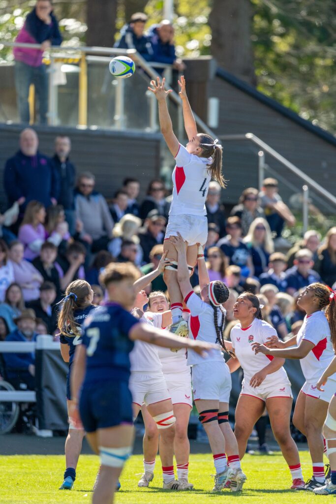 Oaklands College players were at the 2026 U18 Women’s Six Nations Festival. Photo: @the_phototherapist