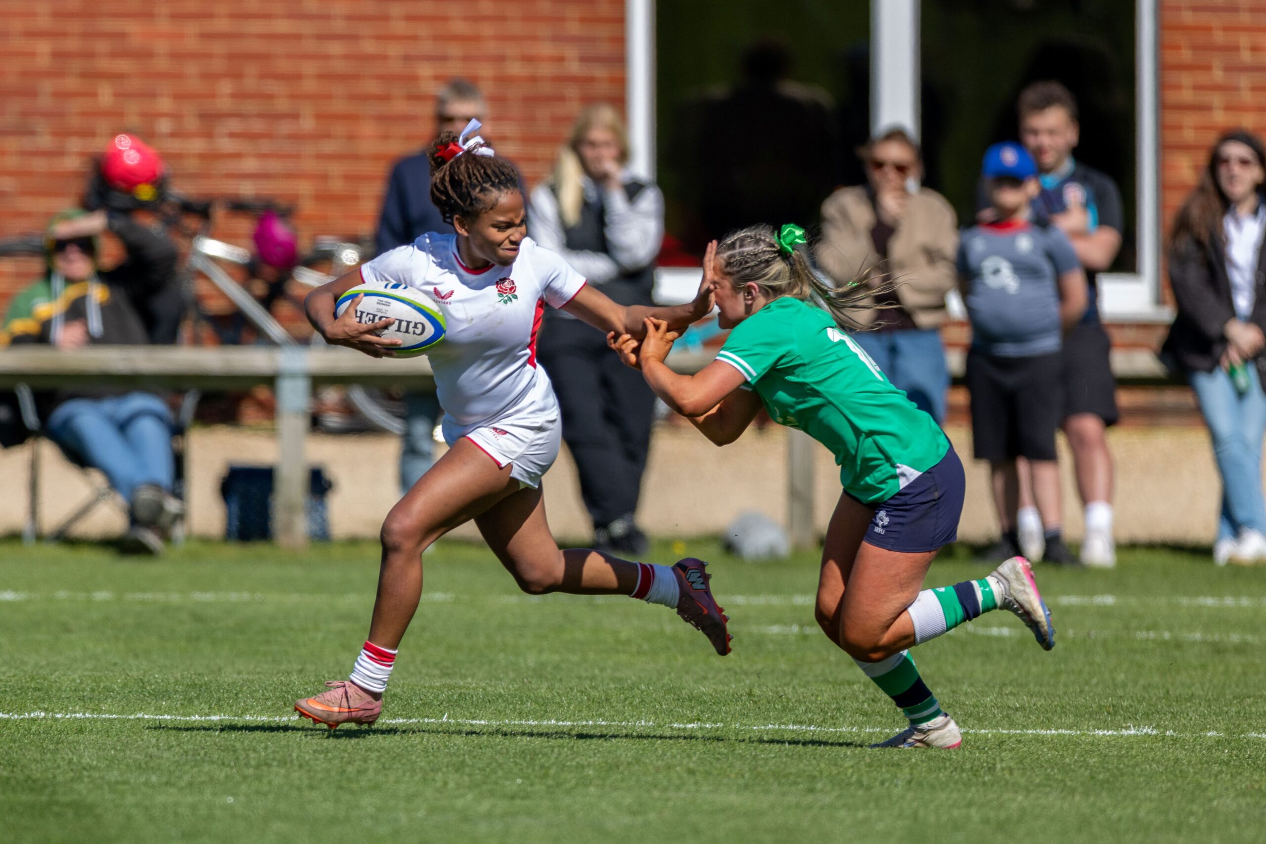 Oaklands College players were at the 2026 U18 Women’s Six Nations Festival. Photo: @the_phototherapist