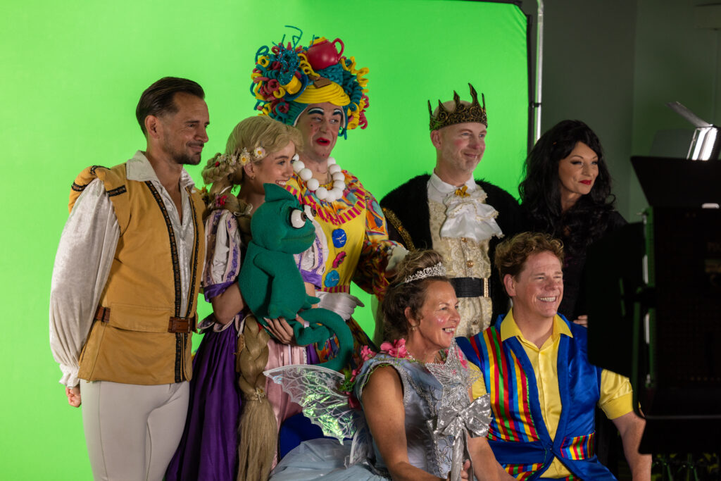 The launch of this year's Harpenden pantomime, Rapunzel, at the Eric Morecambe Centre
