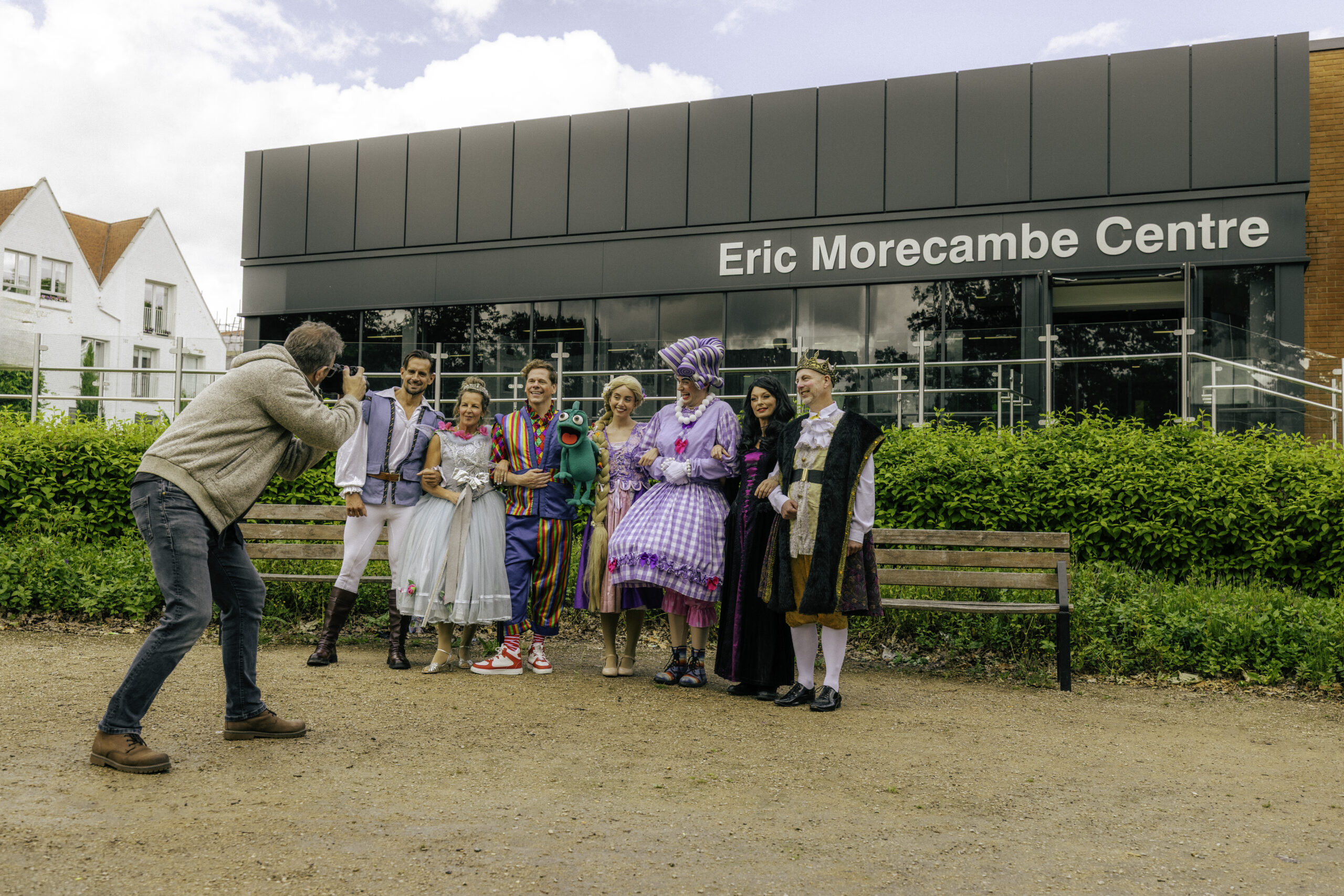 The launch of this year's Harpenden pantomime, Rapunzel, at the Eric Morecambe Centre