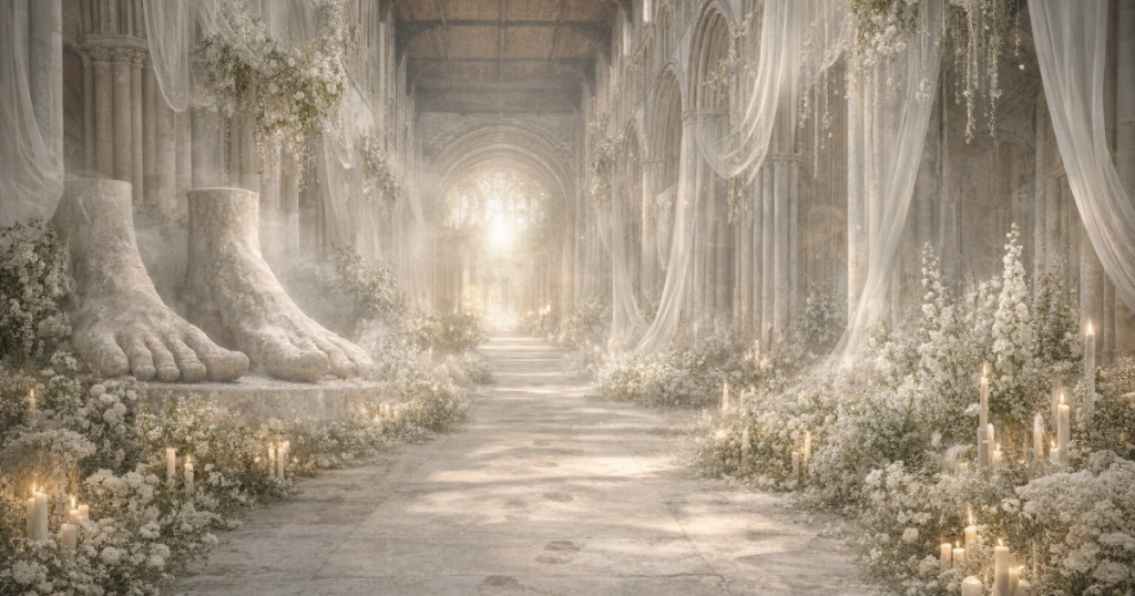 Artist's impression of The Martyr's Garden at St Albans Cathedral