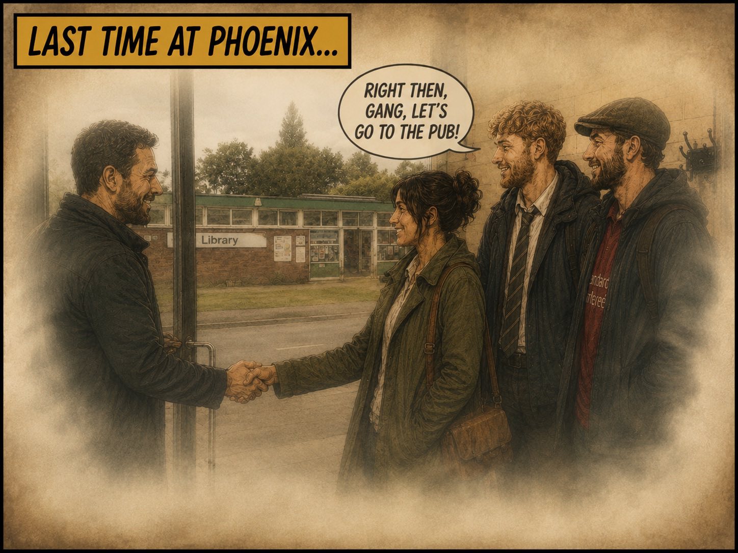 Phoenix Barber Co boss Paul Murray is telling their story as a comic strip.