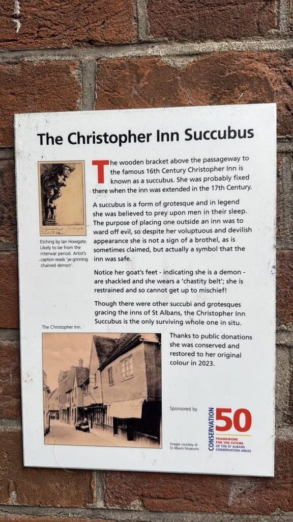 Sign for the Christopher Inn Succubus