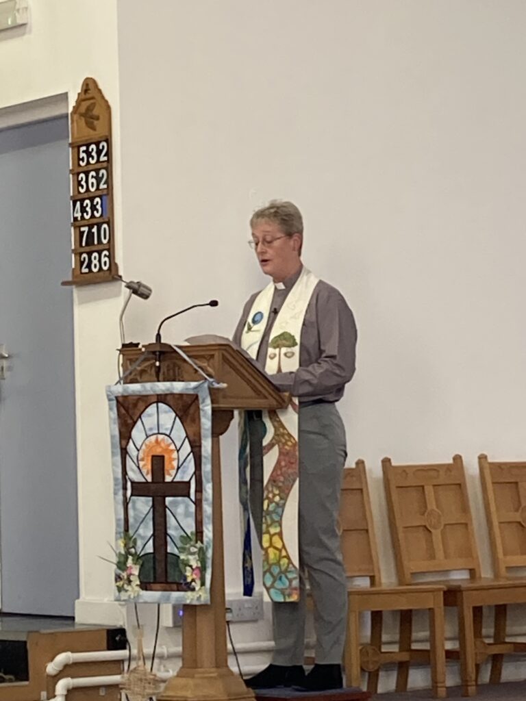 Revd Naomi Young-Rodas has been inducted at St Albans URC