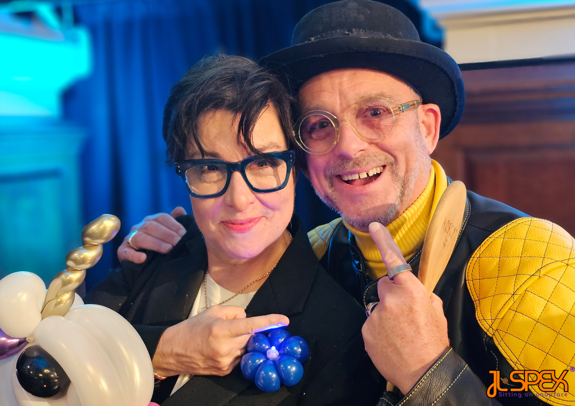 Jez and Sue Perkins in JL Spex