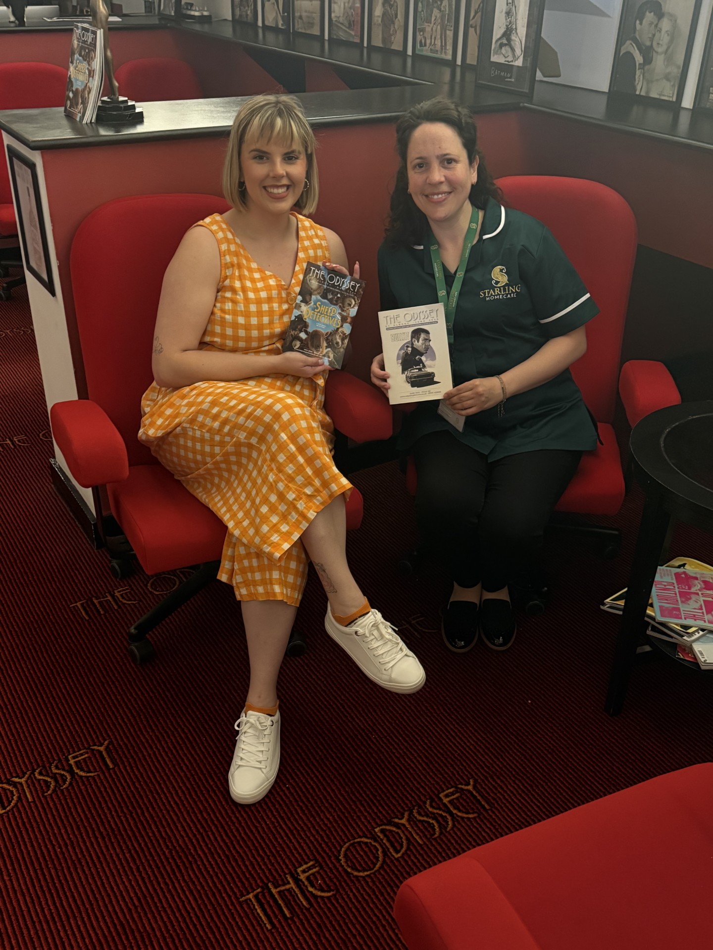 Bethany Nicolson from The Odyssey and Victoria Faldu from Starling Homecare.