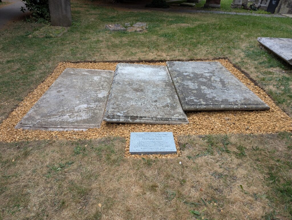 The restored graves. Photo: Snjezana Boatswain