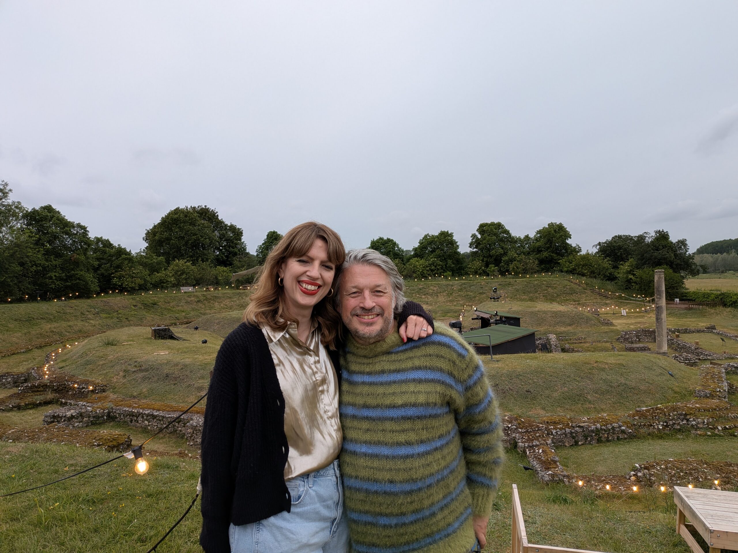 Catie Wilkins and Richard Herring