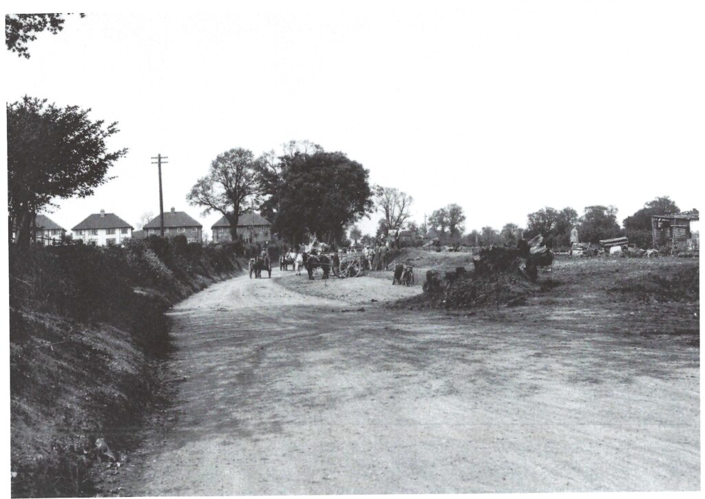 Piggotshill Lane being widened 1930