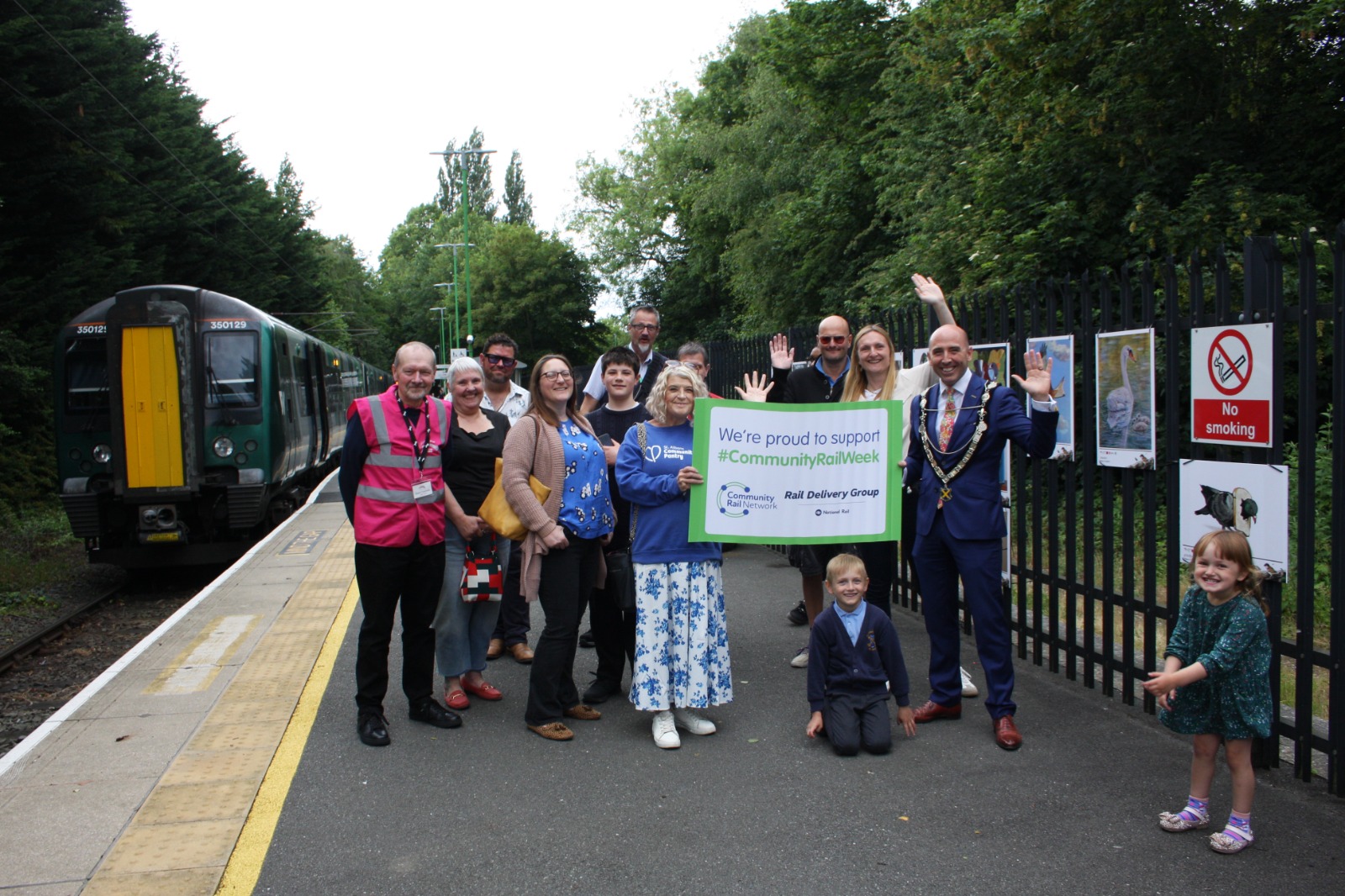 The launch of Abbey Fliers: Celebrating the Birds of the Abbey Line